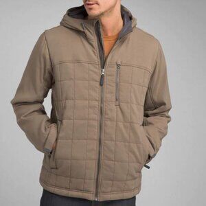 Prana Men's Quilted Zion Jacket Large / Mud Brown
